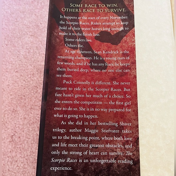 The Scorpio Races - Maggie Stiefvater HC 1st Ed. - Picture 6 of 6